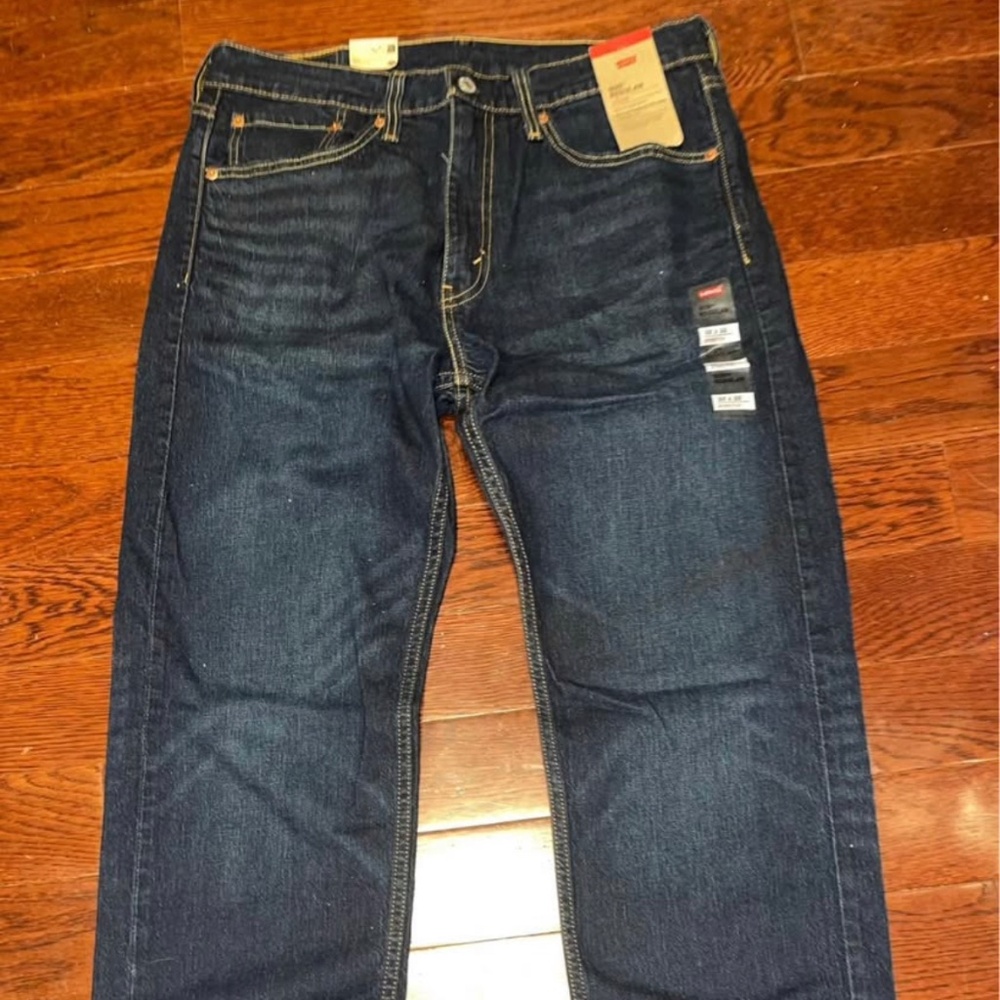 New Men’s Levi Jeans 505 Regular Eco Ease Stretch Jeans size 32x32